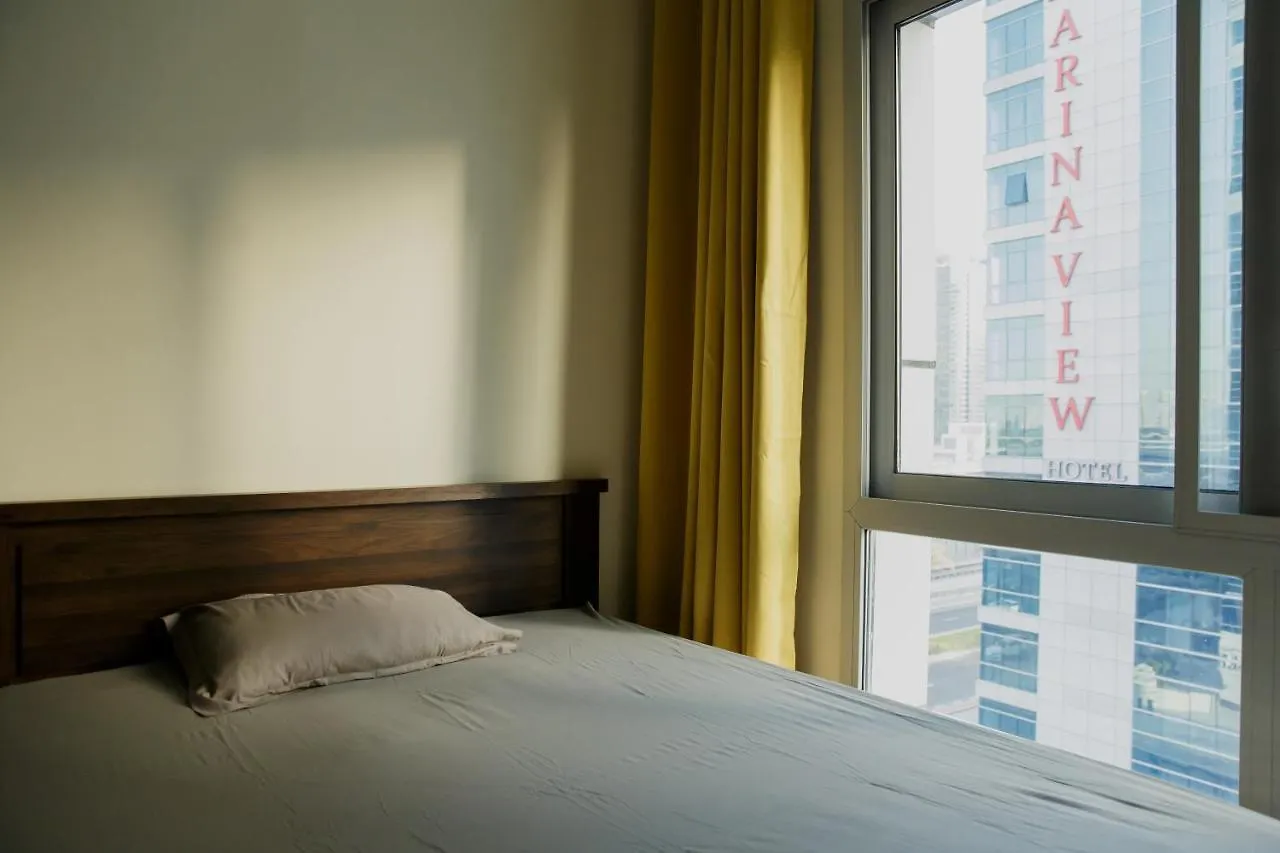 Yellow Studio Apt 511 Hotel In Marina Diamond One Dubaj